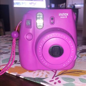 Instax Mini 8 Fujifilm Purple Polaroid Camera